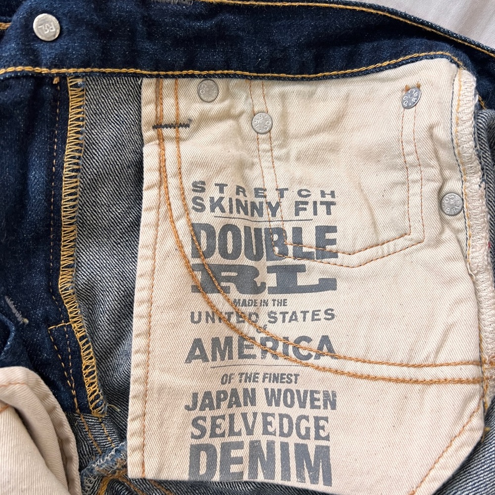 Ralph Lauren RRL Selvedge Denim Skinny Jeans